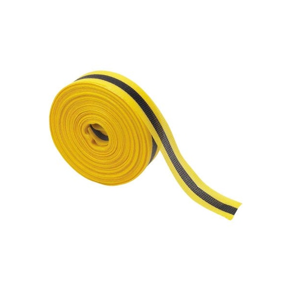 Brady Brady Woven Barricade Tape, 2in X 200', Yellow/Black, 91176 - main